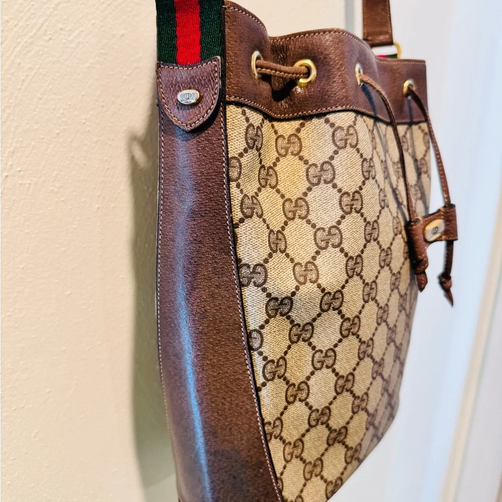 Gucci GG Monogram Bucket Bag Vintage - Picture 14 of 16